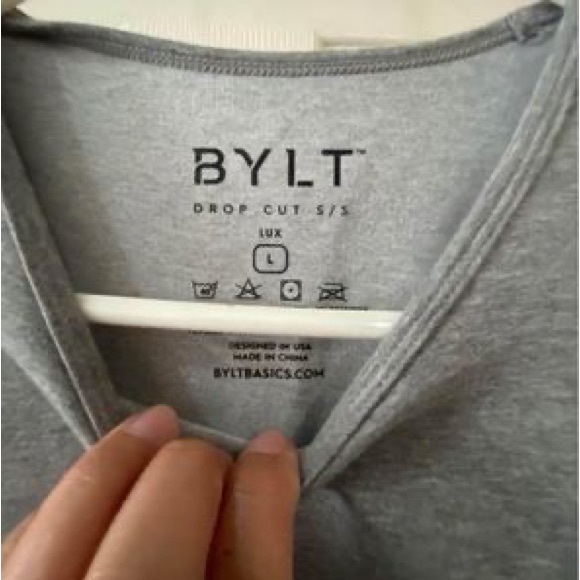 BYLT Basics Shirts Mens Famous Bylt Shirt Drop Cut New Large Poshmark